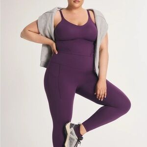 NWT Savage X Fenty Purple Activewear Set